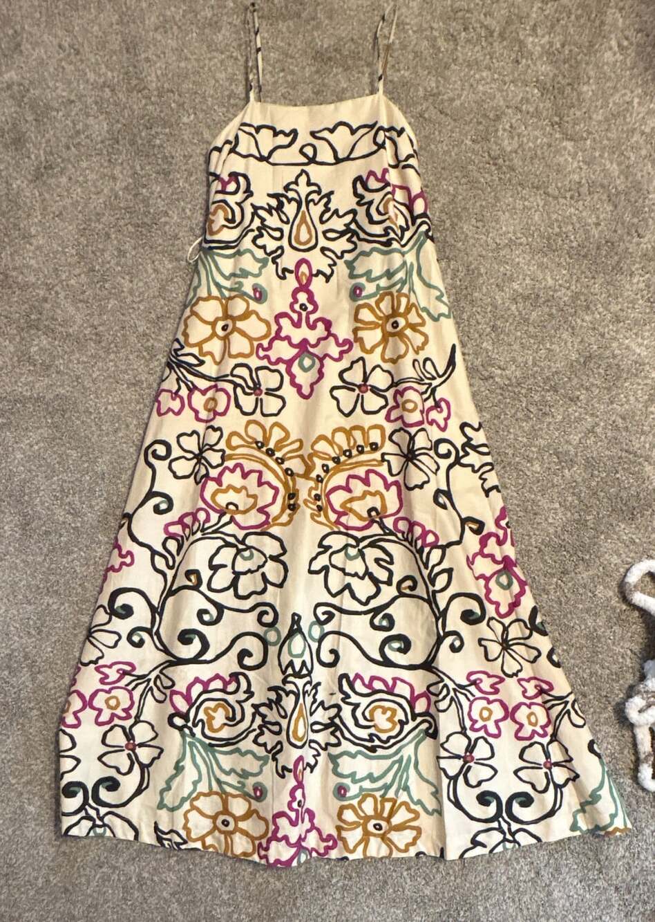 Evereve Floral Maxi Dress Size M